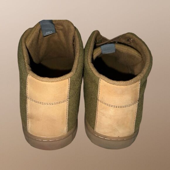 BAABUK Sky Wooler Khaki Brown Nose Wool Sneaker Size EU 45 US 11.5 12 - Picture 8 of 9